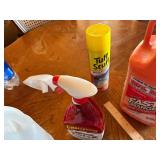 Lot of cleaning supplies