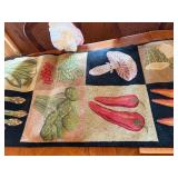 Kitchen Rug with vegetables