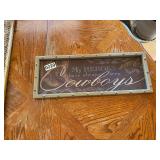 Cowboys wall decor