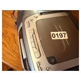 CD player and radio