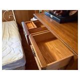 Wooden dresser set and headboard