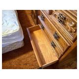 Wooden dresser set and headboard