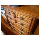 Wooden dresser set and headboard
