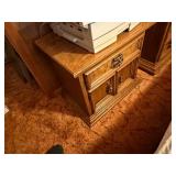 Wooden dresser set and headboard