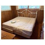 Wooden dresser set and headboard