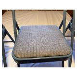 Set of 4 folding chairs and pop up table