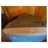 Retro tube TV with redwhiteyellow audio plug