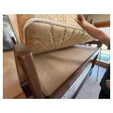 Wooden bunk bed set