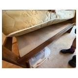 Wooden bunk bed set