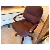 Office chair with armrest
