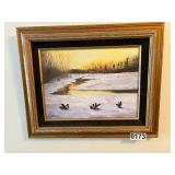 Scenic view painting