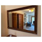 Large framed mirror