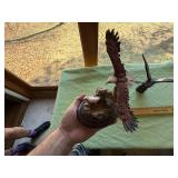 Hand Crafted eagle figurines