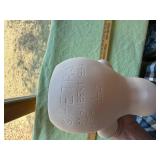 bisque porcelain components for assembling or repairing antique dolls