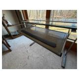 Glass drawing table
