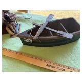 Decorative wooden boat
