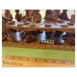Olive wood carving of last supper made in Israel