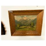 Mountain landscape painting