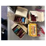 Assortment of 12 gauge ammo with 3 military ammo cans