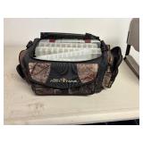 Tackle box with inserts and tackle