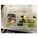 Tackle box with inserts and tackle