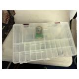 Tackle box with inserts and tackle