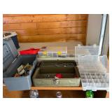 Fishing tackle and tackle boxes