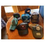 Collection of vintage ball caps
