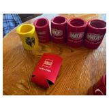 Collection of drink coozies