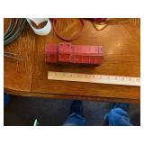 Large assortment of old model trains, tracks, and accessories