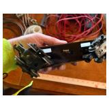 Large assortment of old model trains, tracks, and accessories