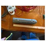 Large assortment of old model trains, tracks, and accessories