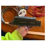 Large assortment of old model trains, tracks, and accessories