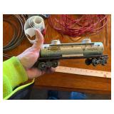 Large assortment of old model trains, tracks, and accessories