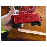 Large assortment of old model trains, tracks, and accessories
