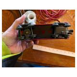 Large assortment of old model trains, tracks, and accessories