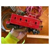 Large assortment of old model trains, tracks, and accessories