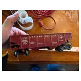 Large assortment of old model trains, tracks, and accessories