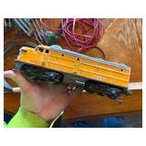 Large assortment of old model trains, tracks, and accessories