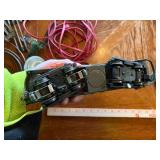 Large assortment of old model trains, tracks, and accessories