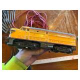 Large assortment of old model trains, tracks, and accessories