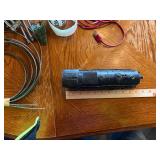 Large assortment of old model trains, tracks, and accessories