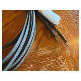 Large assortment of old model trains, tracks, and accessories
