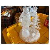 Santa and tree decor