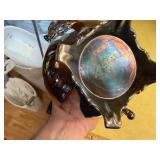 Silverplate Teapot & Condiment set