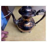 Silverplate Teapot & Condiment set