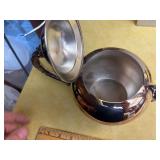 Silverplate Teapot & Condiment set