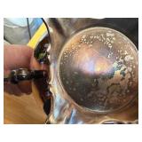 Silverplate Teapot & Condiment set