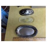 Silverplate Teapot & Condiment set