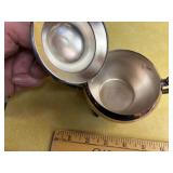 Silverplate Teapot & Condiment set